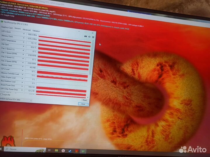 Видеокарта rtx 3060 12 гб