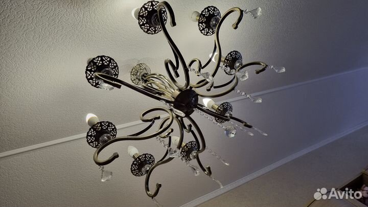 Люстра потолочная бу