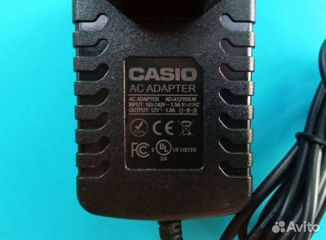 Блок питания Casio CDP-230R, CDP-230RBK CDP-230RSR