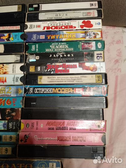 VHS видеокассеты 29шт цена за все