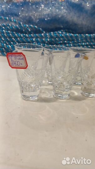 Наборы стопок и рюмок из хрусталя