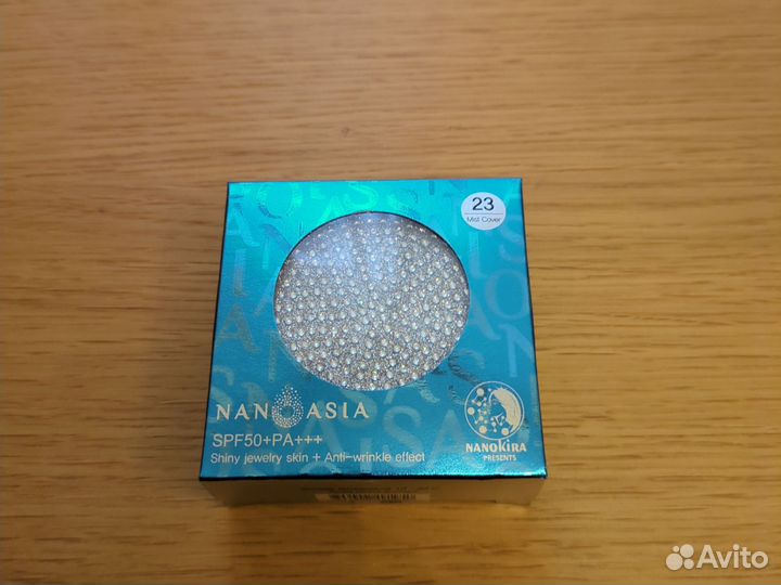 Наноазия Nanoasia Кушон со стразами золотой