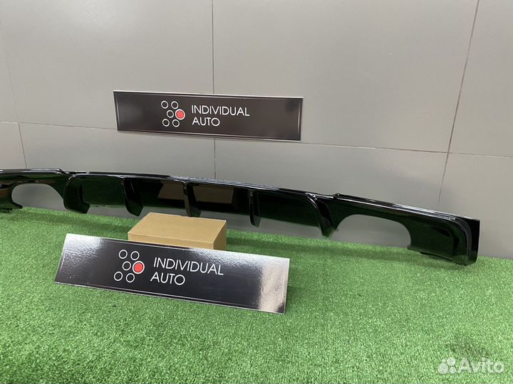 Диффузор накладка заднего бампера BMW 3 F30