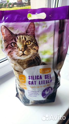 Гелевый Наполнитель Силикагель дл кошек 4л(1.6кг)
