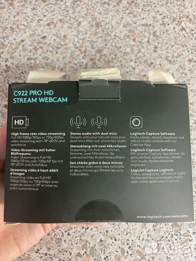 Веб-камера Logitech C922 pro
