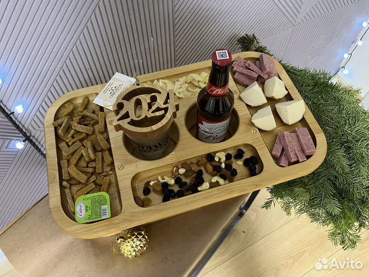 Подарок для мужчин-Поднос под пиво