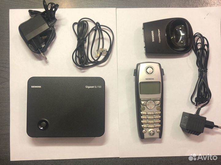 Комплект радиотелефона dect Siemens SL 150