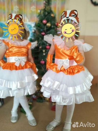 Костюм лисички (двойня)