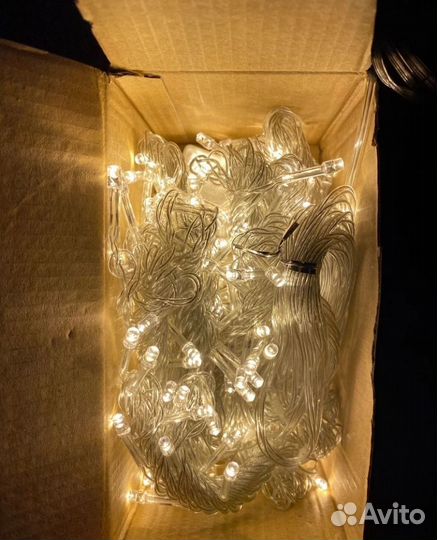 Гирлянда штора 3х3 новая