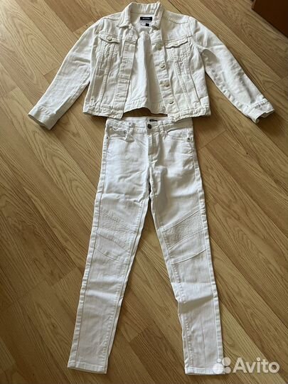 Джинсовый костюм для девочки 10 лет