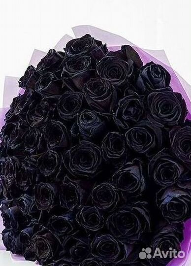 Чёрные розы Букеты доставка