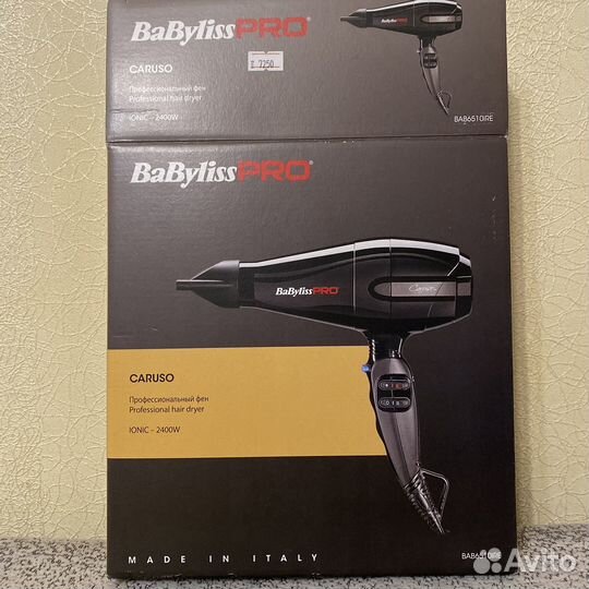Фен Babyliss pro Caruso ionic bab6510ire