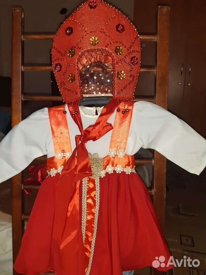 Карнавально-танцевальное платье 3,5-5лет