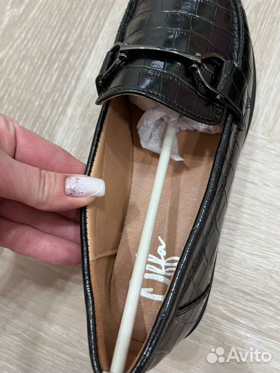 Лоферы из натуральной кожи