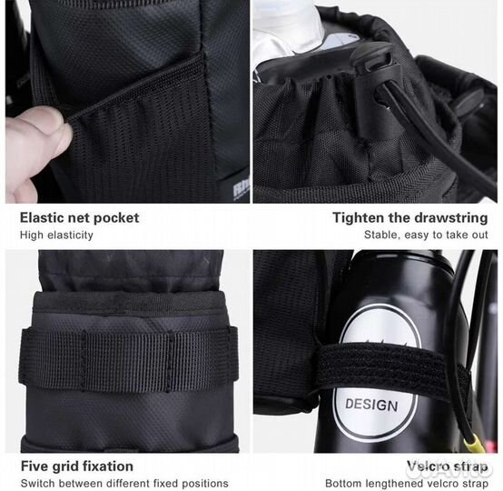 Кормушка rhinowalk, сумка на руль