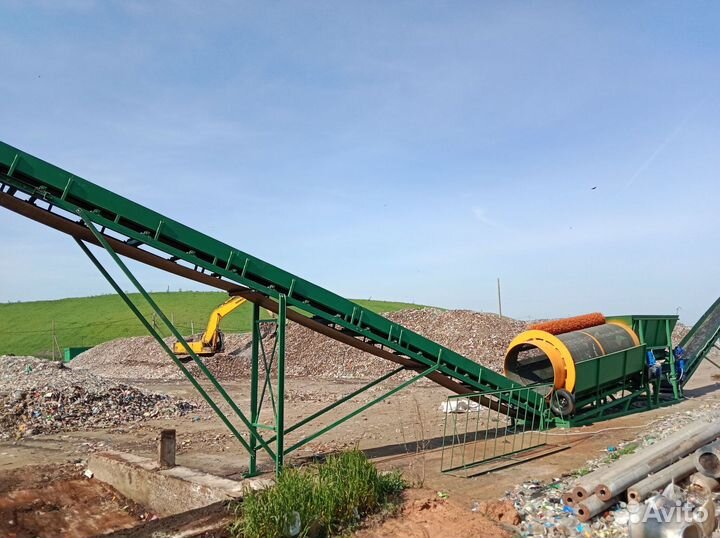 Сортировочный комплекс на базе барабанного грохота