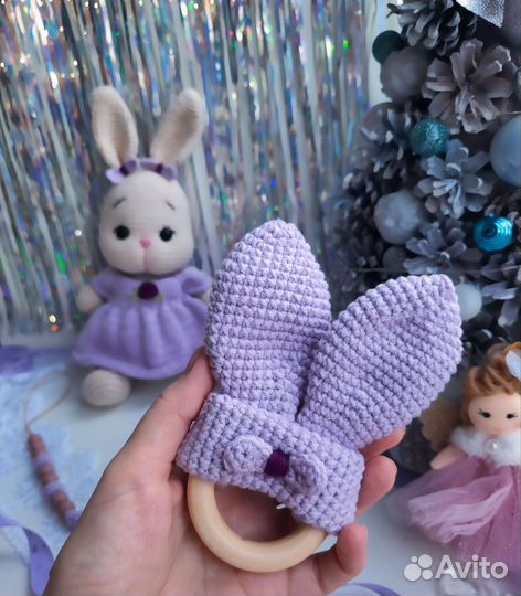 Мягкая игрушка заяц ручной работы