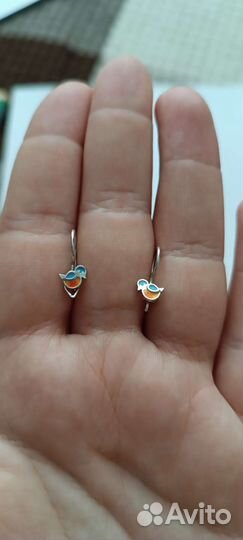 Серебряные серьги