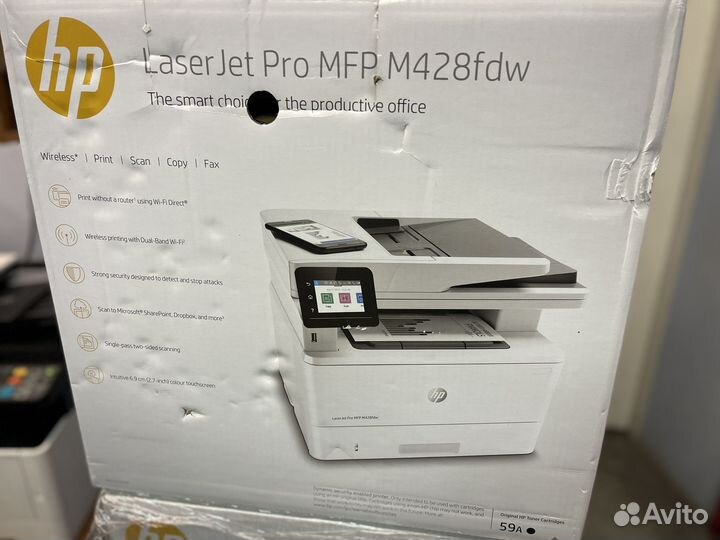 Мфу лазерный HP LaserJet Pro M428fdw (Новый)