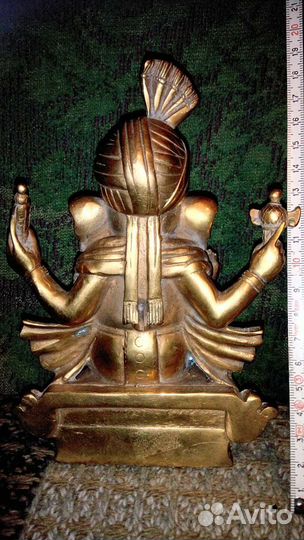 Индия бронза бог Ганеша Махараджа тантра