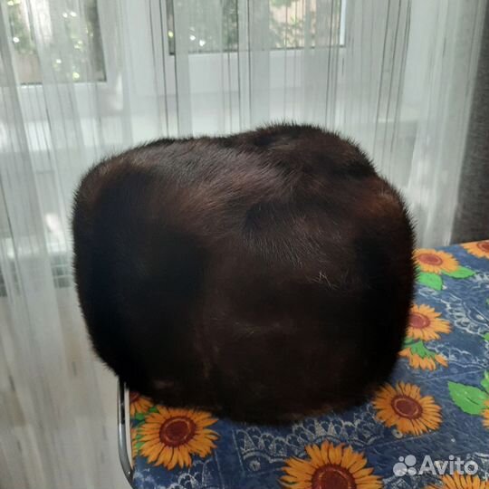 Норковая шапка мужская