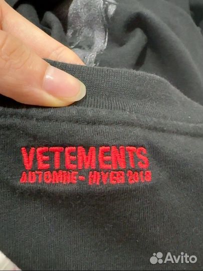 Футболка vetements rammstein оригинал