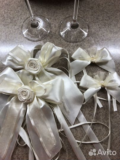 Свадебные бокалы (+украшения)