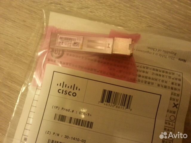 Cisco SFP GLC-T новые оригинал в упаковке