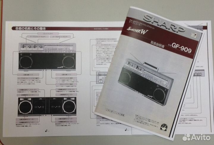 Инструкция Sharp GF-909. Цветная копия Язык японск