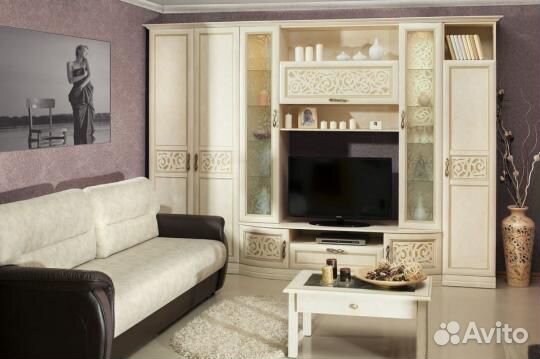 Стенка в гостиную Александрия новая