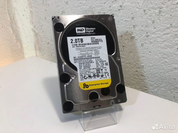 Жесткий диск WD Black 2TB WD2003fyys