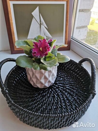 Плетёный поднос