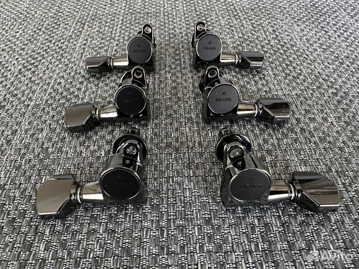 Колки Gotoh SG360-07 3+3 Cosmo Black Черный Хром