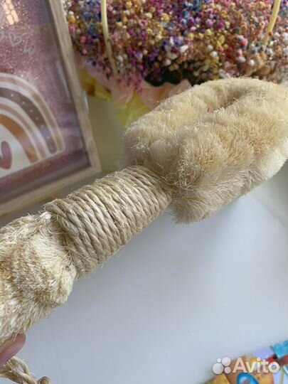 Щетка для сухого массажа натуральная