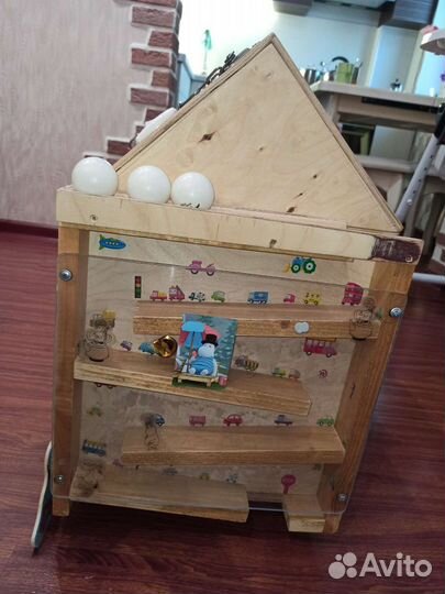 Бизиборд домик со светом