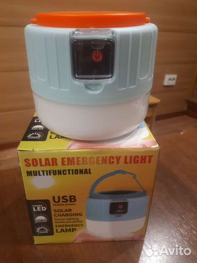Кемпинговый светильник солнечной батарее