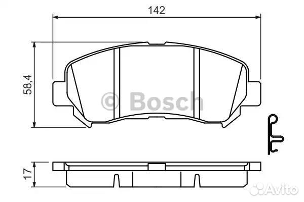 Колодки тормозные дисковые перед