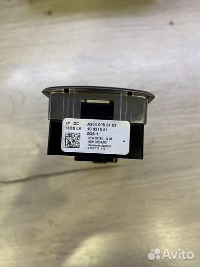 Блок кнопок mercedes x204 w204