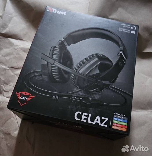 Гарнитура Trust GXT4 абс новая ориг. черн. провод