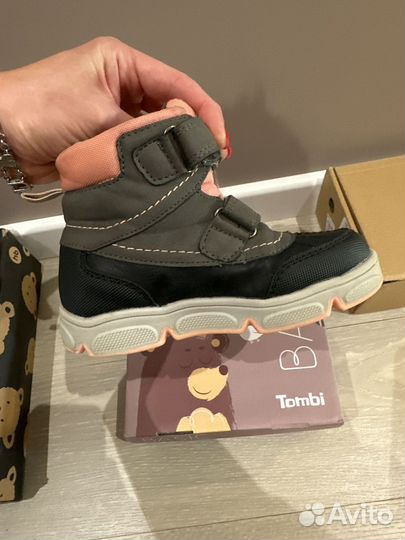 Ботинки tombi демисезонные детские 25