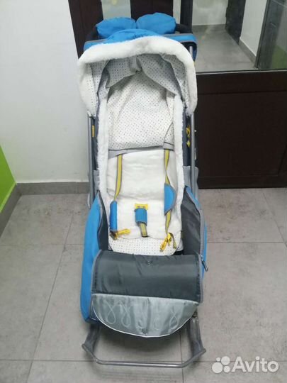 Детские санки коляска ника
