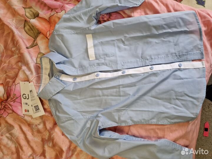 Рубашка школьная 134