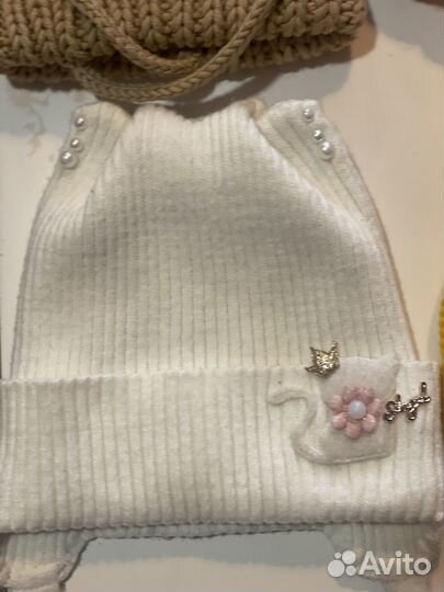 Шапка детская для девочки пакетом