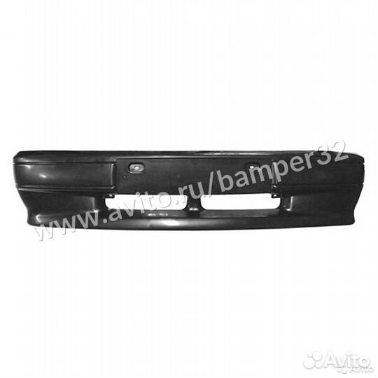 Бампер ваз 2113 передний неокрашенный без птф