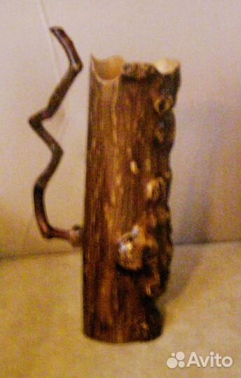 Ваза из карельской березы