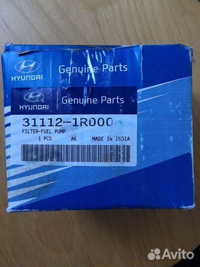 Топливный фильтр на solaris 2011-2015