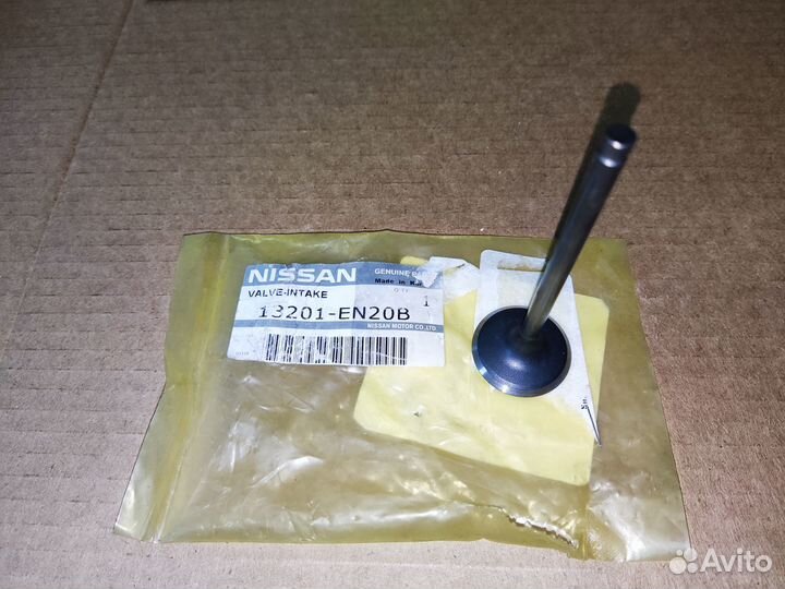 Клапан впускной qashqai sentra serena teana tiida