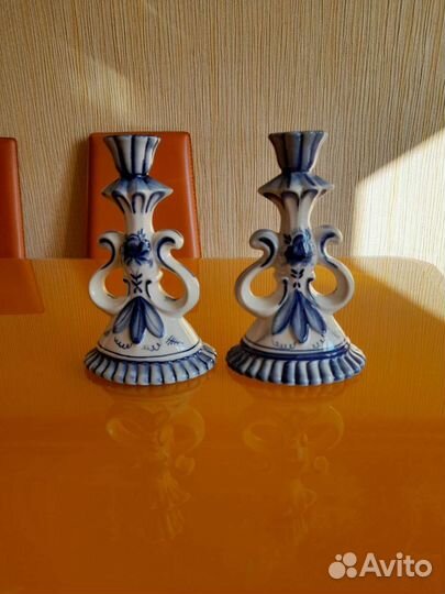 Фарфоровая посуда СССР гжель