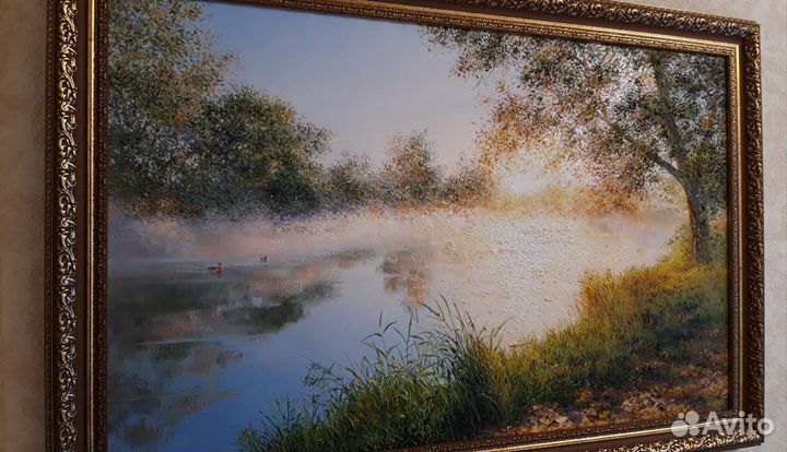 Картина маслом на холсте пейзаж 50*80