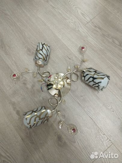 Люстра потолочная бу